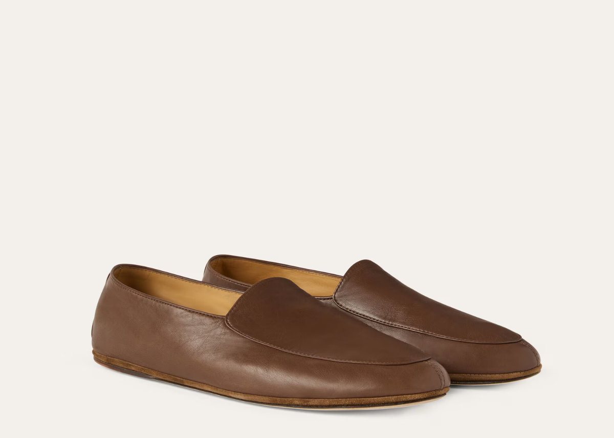 Davenzarry | Loro Piana Anton Walk Loafer Lambskin Tundra | View 2