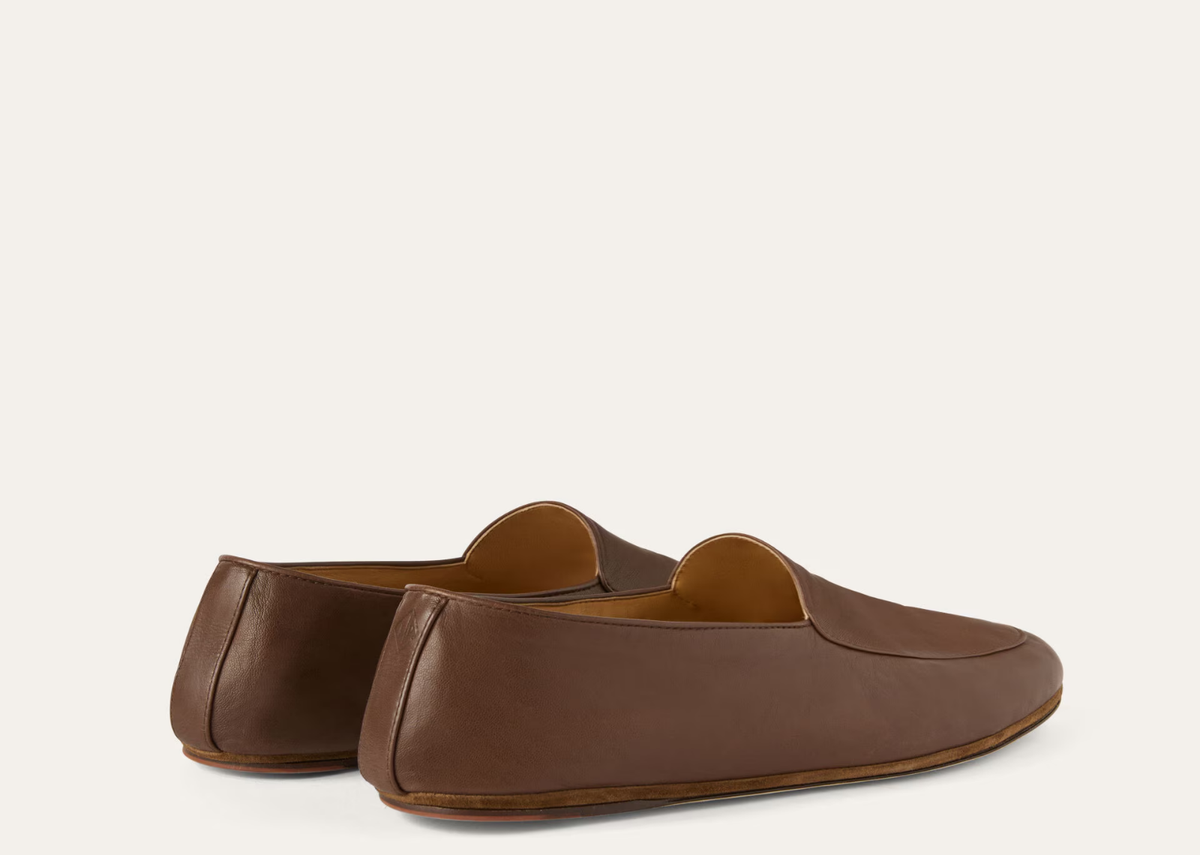 Davenzarry | Loro Piana Anton Walk Loafer Lambskin Tundra | View 3