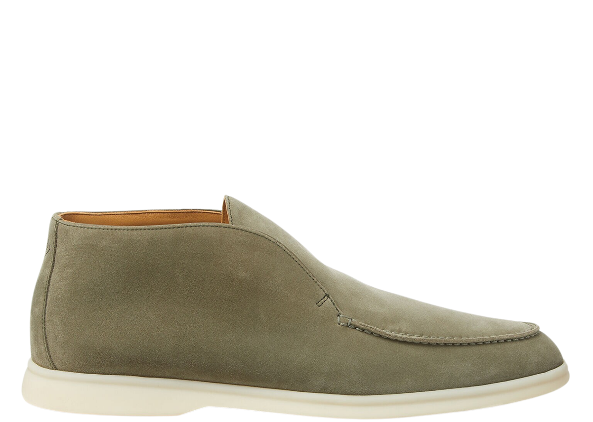 Davenzarry | Loro Piana Open Walk Ankle Boot Suede Cucunci | View 1