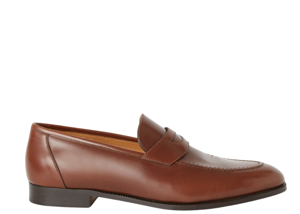 Davenzarry | Loro Piana Sergio Loafer Calfskin Cuoio Inglese | View 4