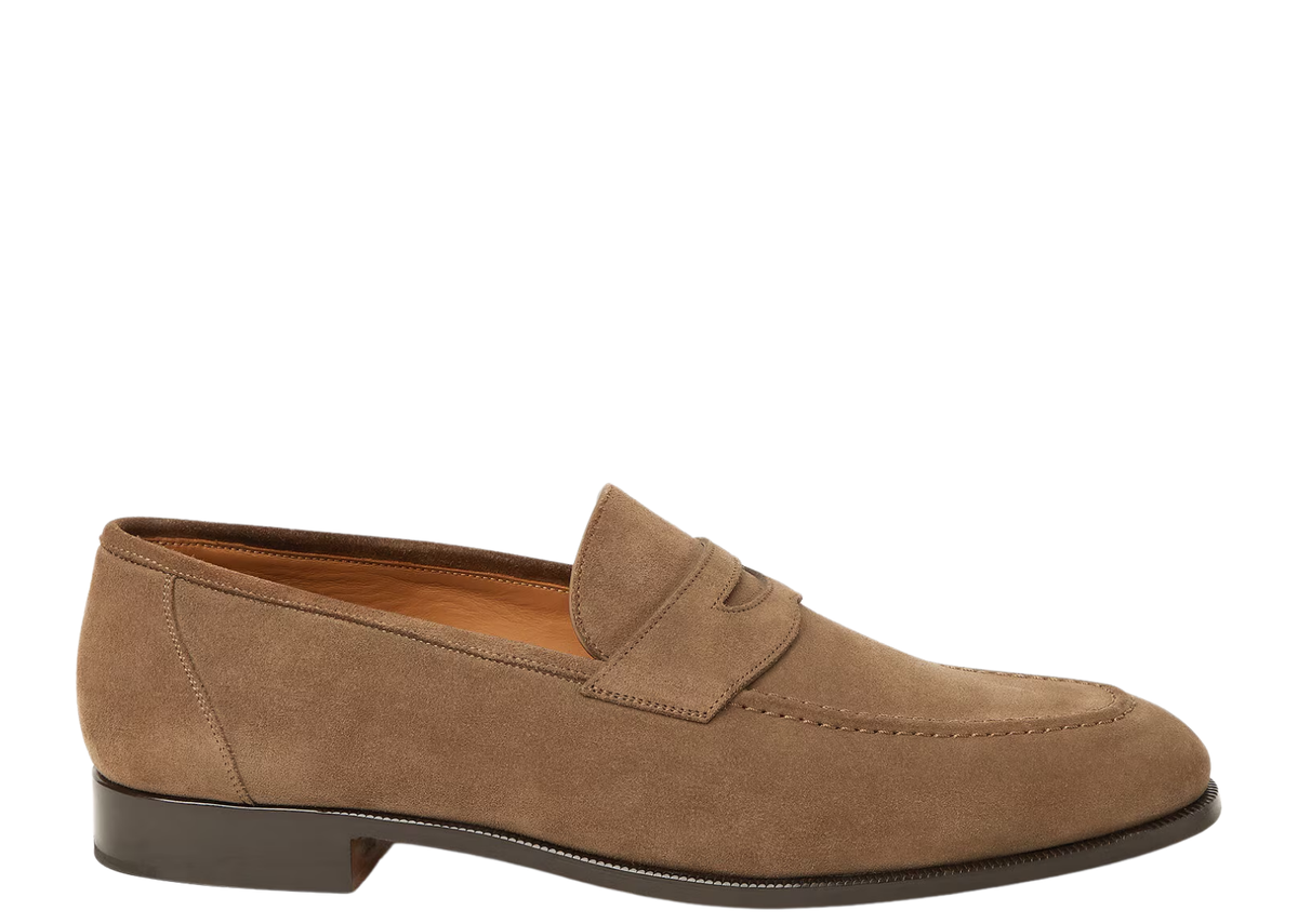 Davenzarry | Loro Piana Sergio Loafer Ox Leather Dusk | View 1