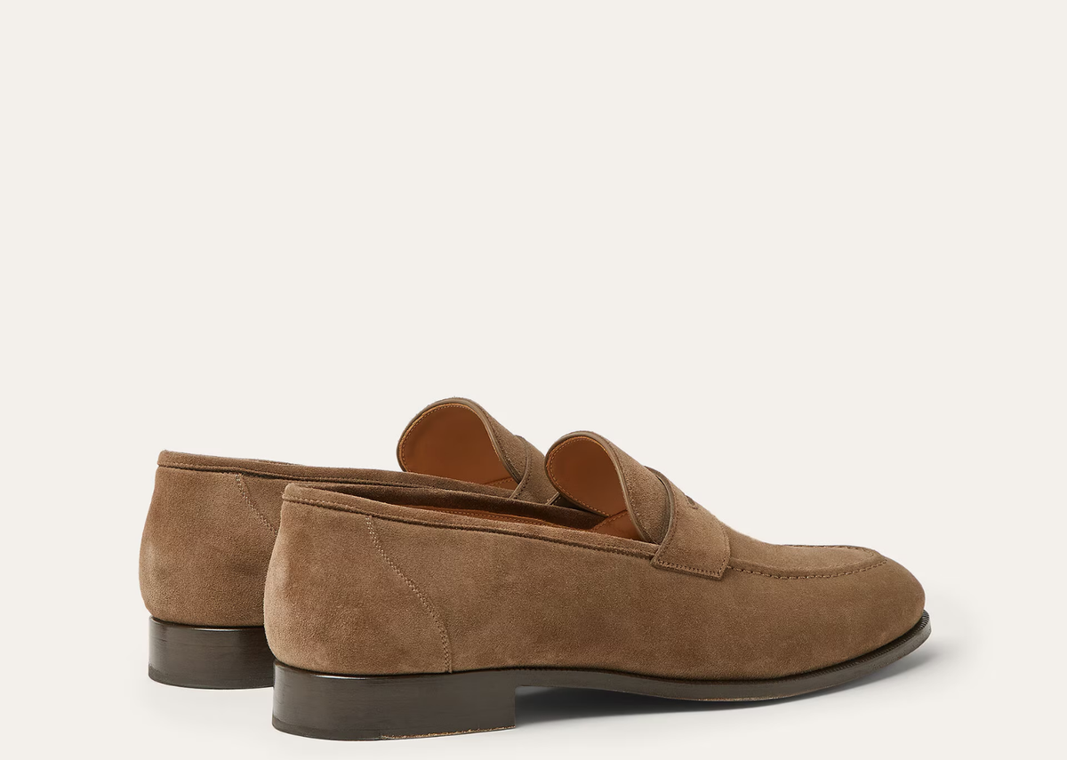 Davenzarry | Loro Piana Sergio Loafer Ox Leather Dusk | View 3