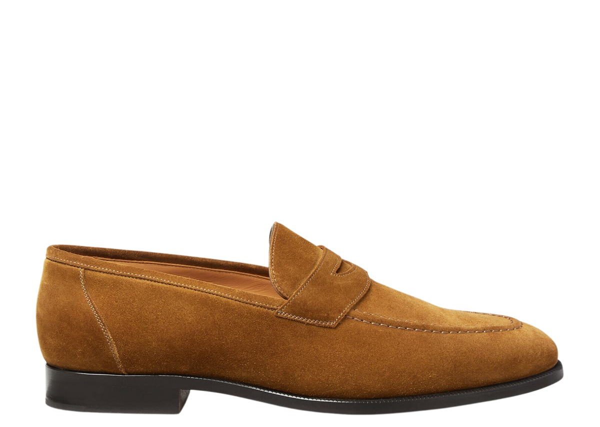 Davenzarry | Loro Piana Sergio Loafer Ox Leather Tan | View 1