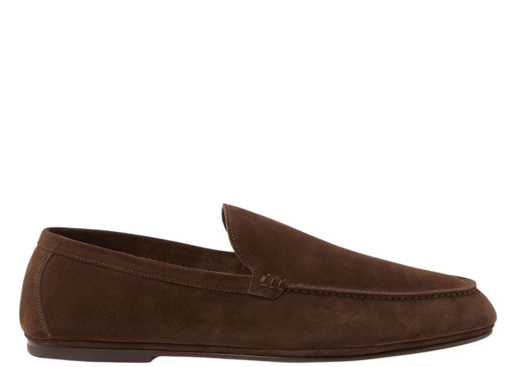 Davenzarry | Loro Piana Summer Anton Walk Loafer Suede Terra | View 6