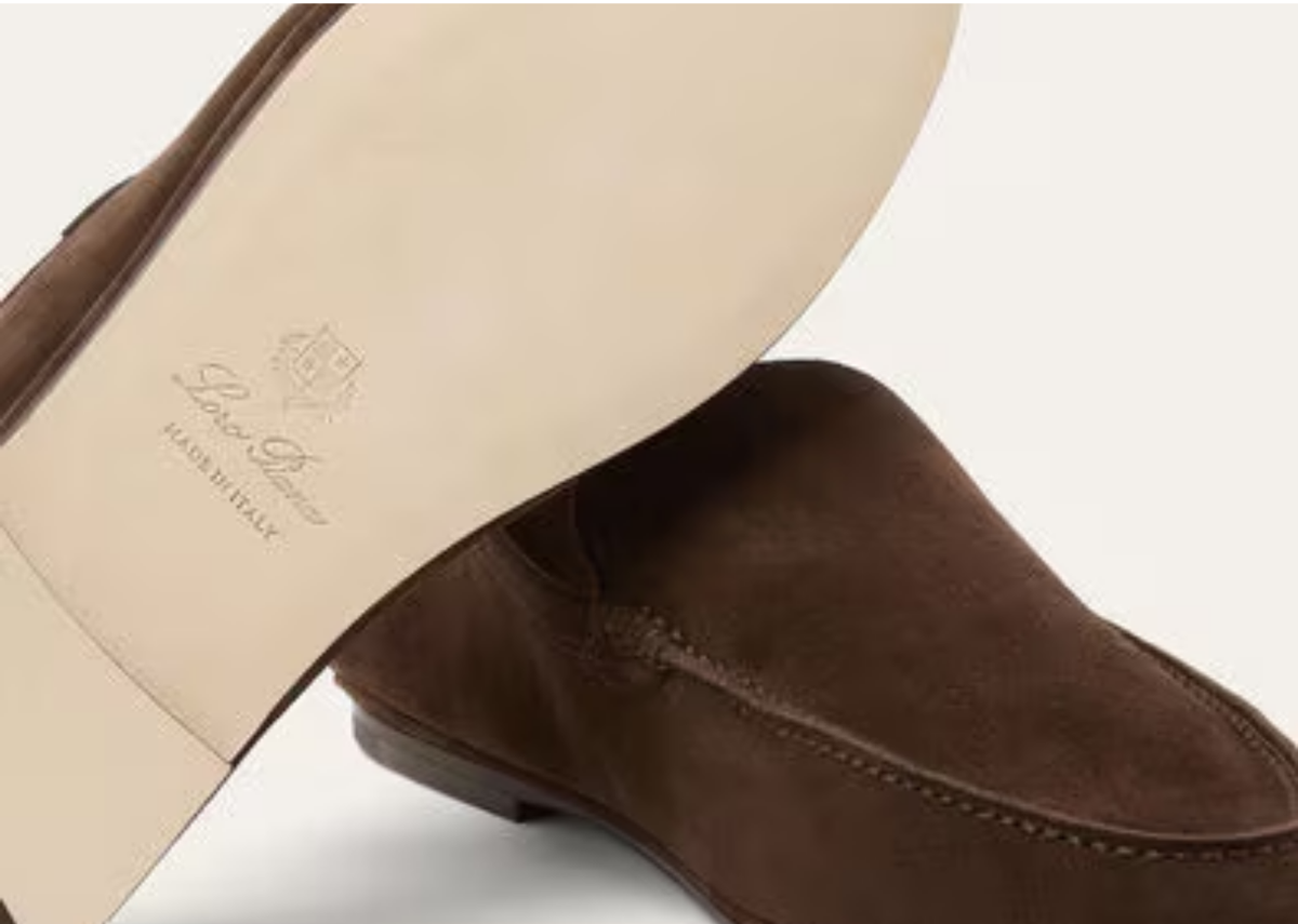 Davenzarry | Loro Piana Summer Anton Walk Loafer Suede Terra | View 4
