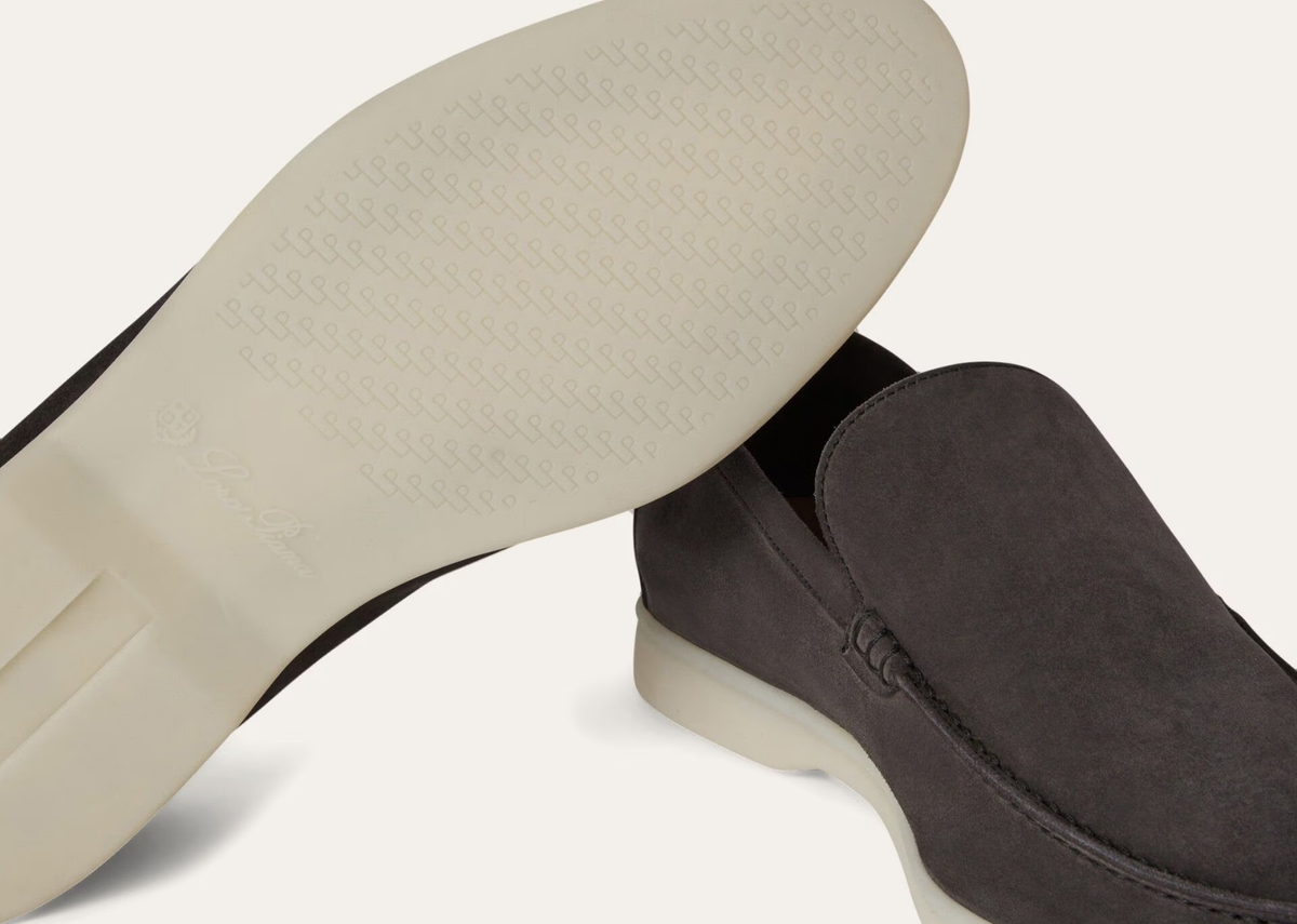 Davenzarry | Loro Piana Summer Walk Loafer Suede Caviar | View 4