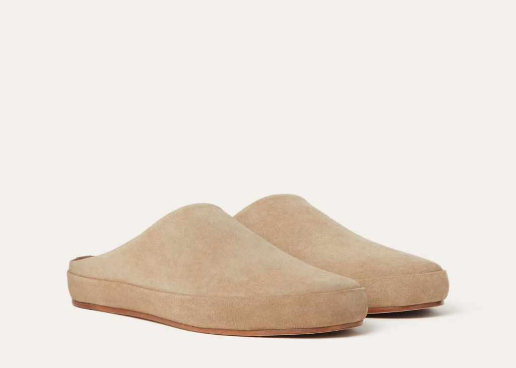 Davenzarry | Loro Piana Tomori Walk Mule Suede Dark Birch | View 7