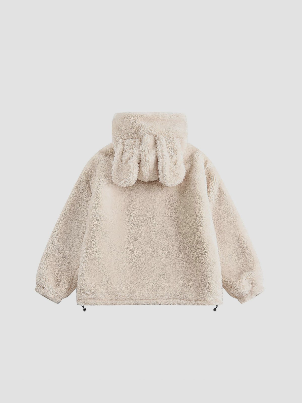 Fushya Rabbit Oversized Zip Hoodie