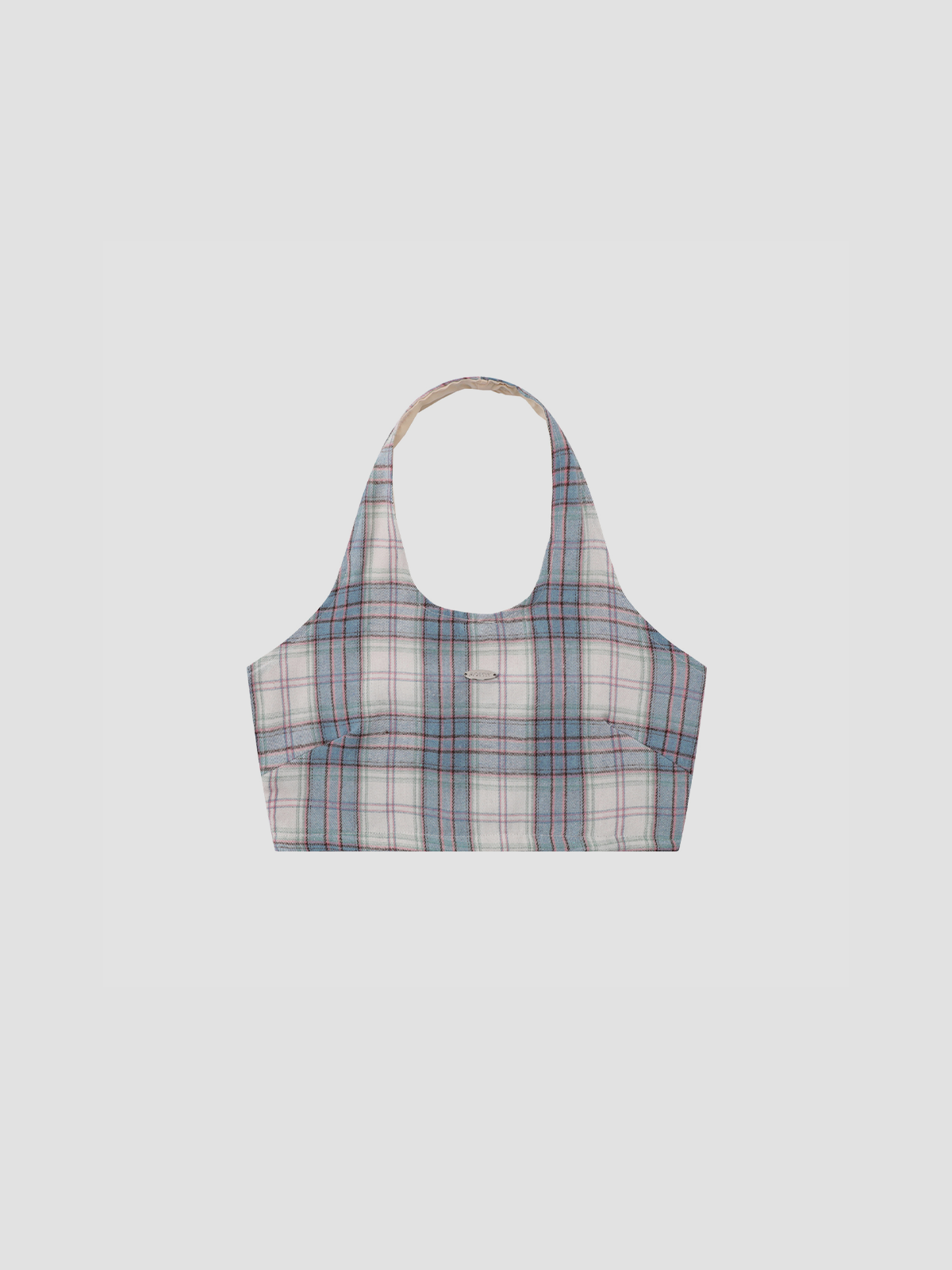 Fushya Cute Plaid Cropped Top