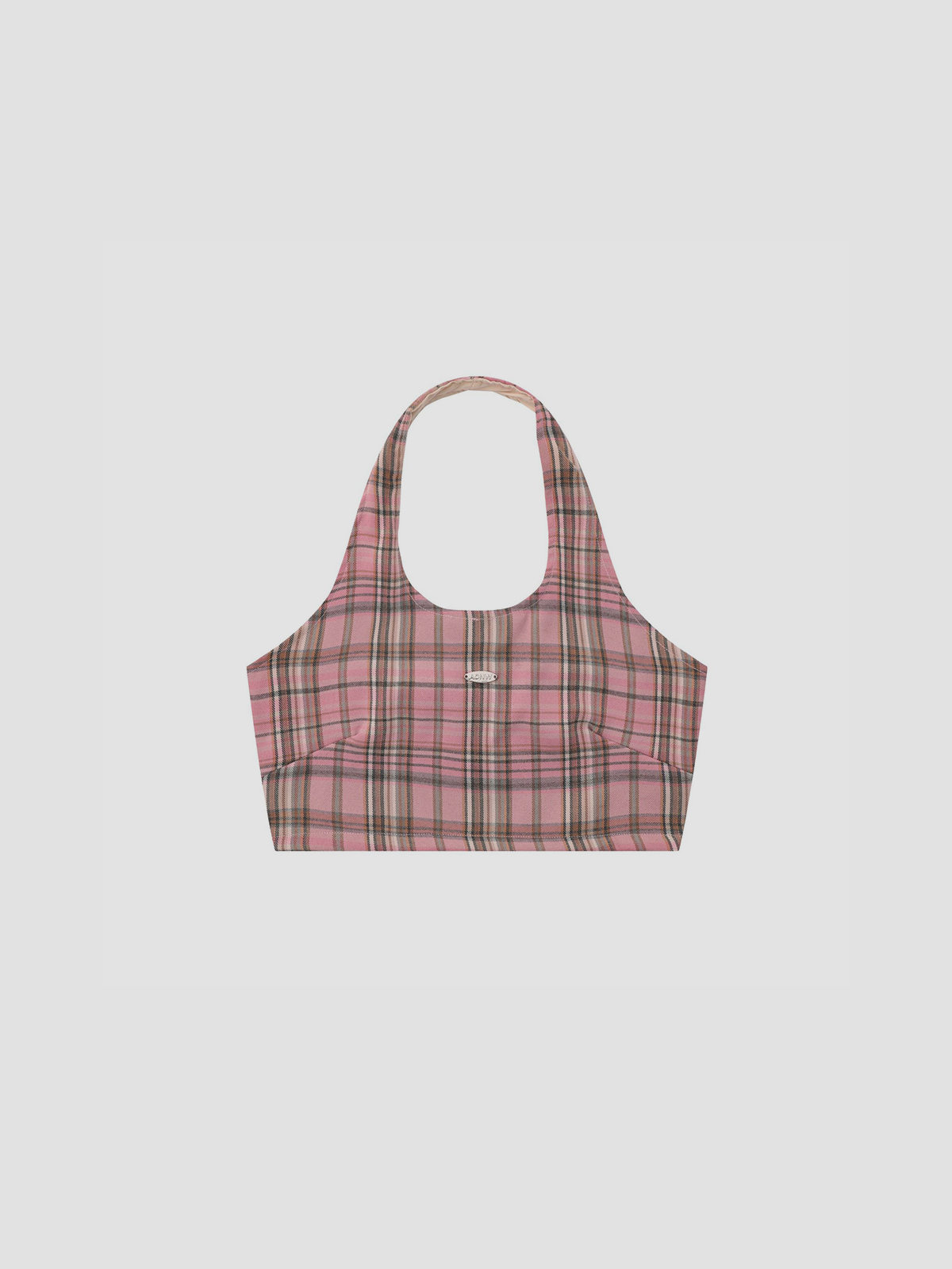 Fushya Cute Plaid Cropped Top