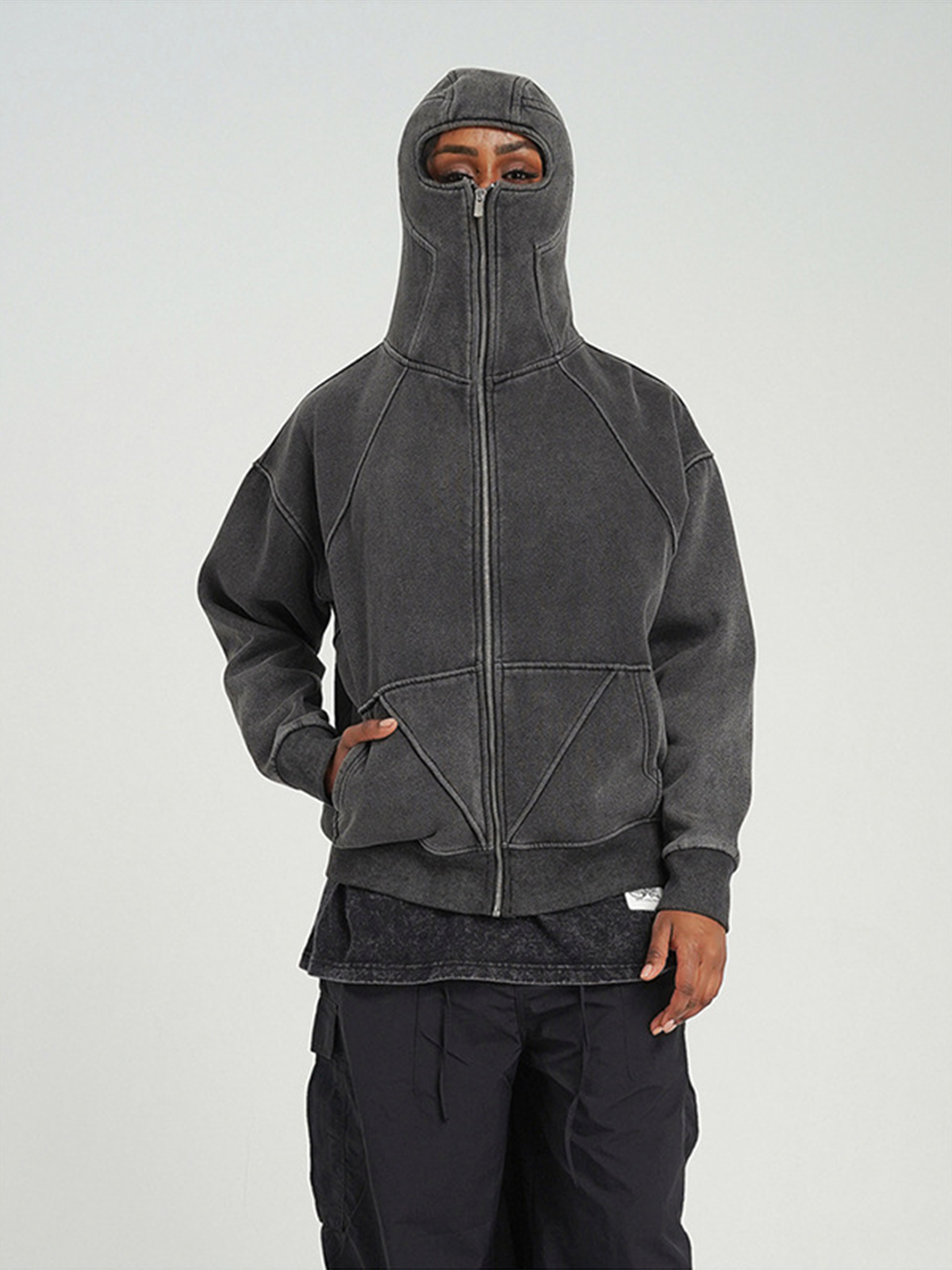 Fushya Wash Full Zip Hoodie