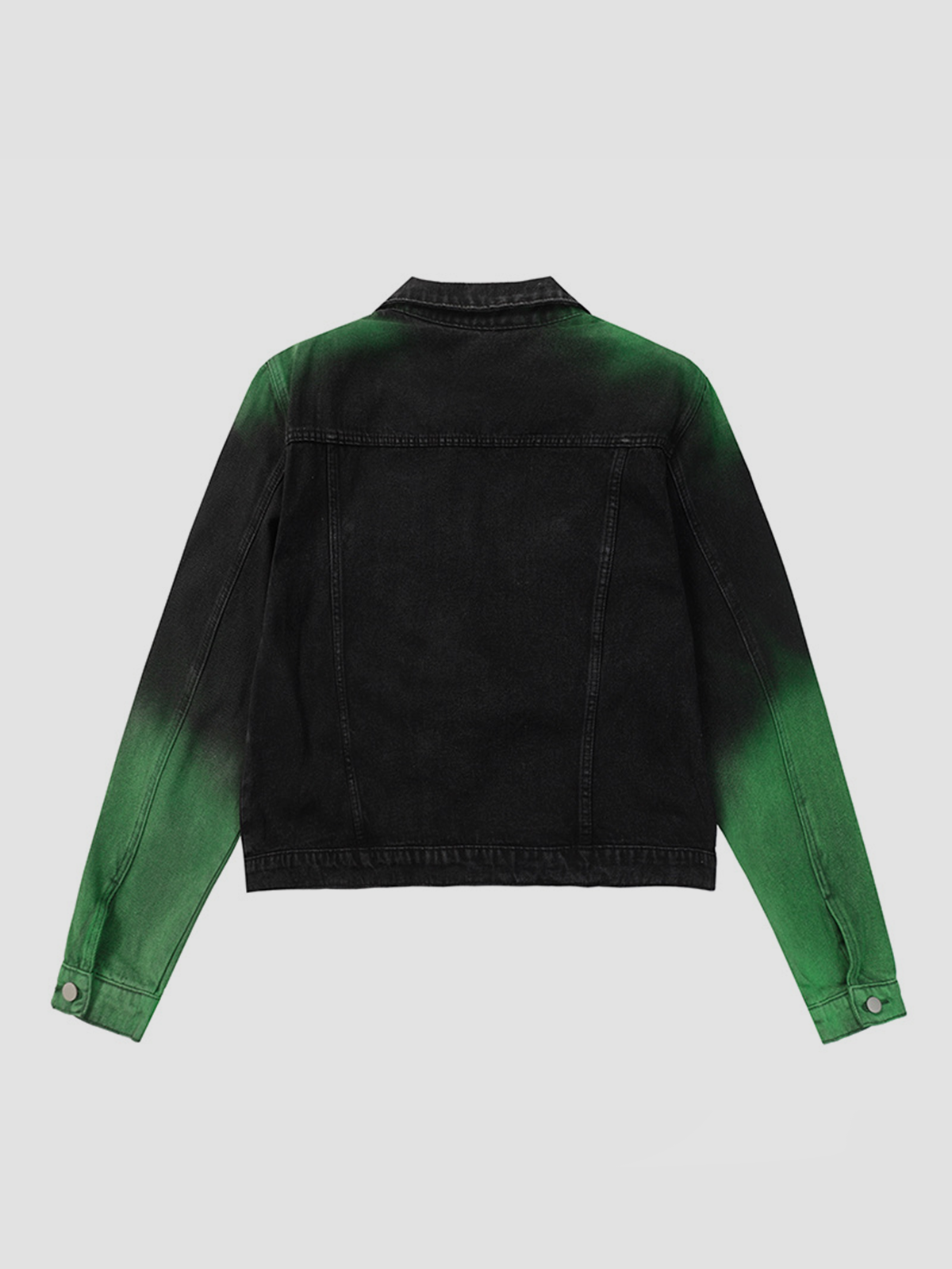 Fushya Green Wash Denim Jacket