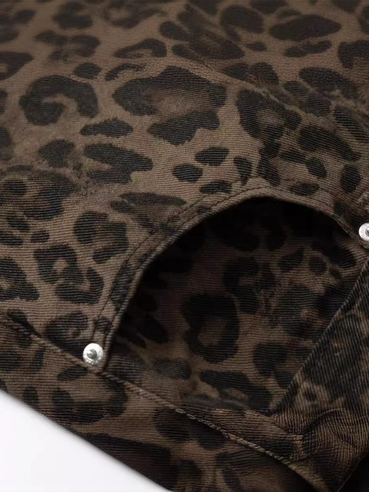 Fushya "Street Star" Leopard Baggy Jean