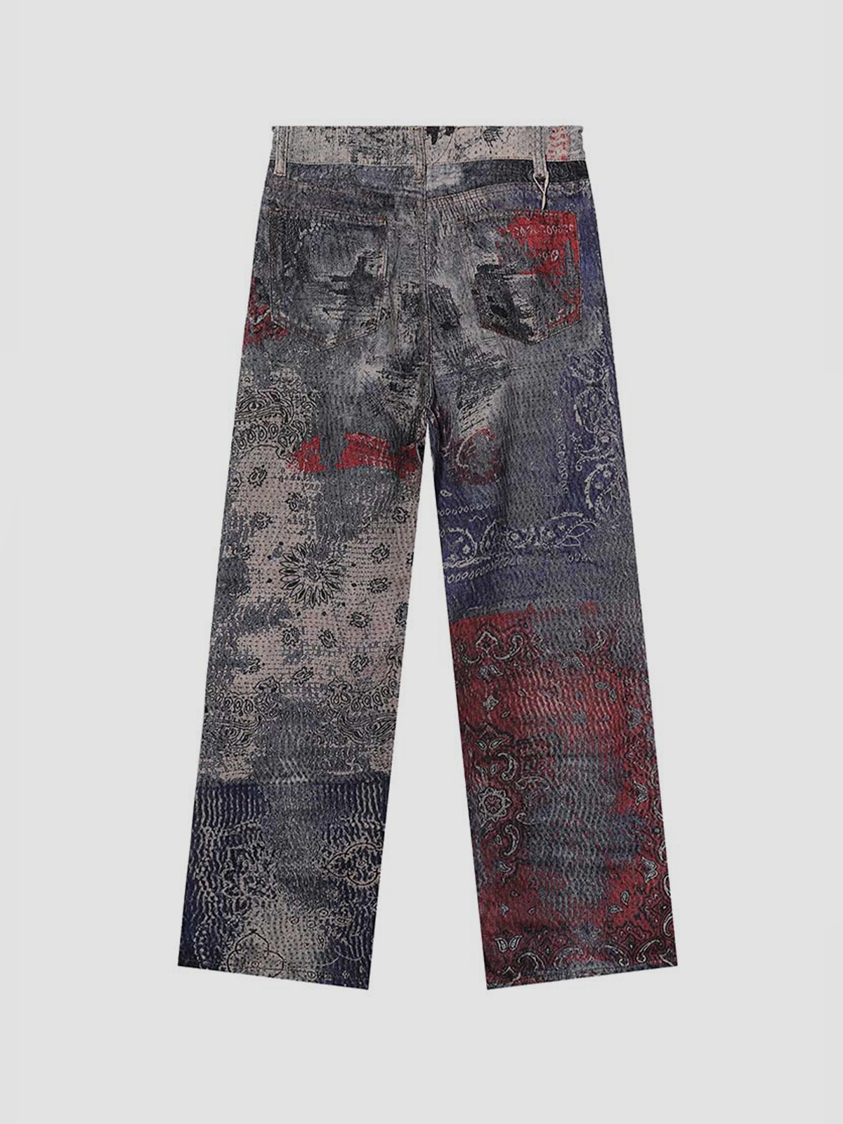 Fushya Deep Street Washed Claw Straight Jean