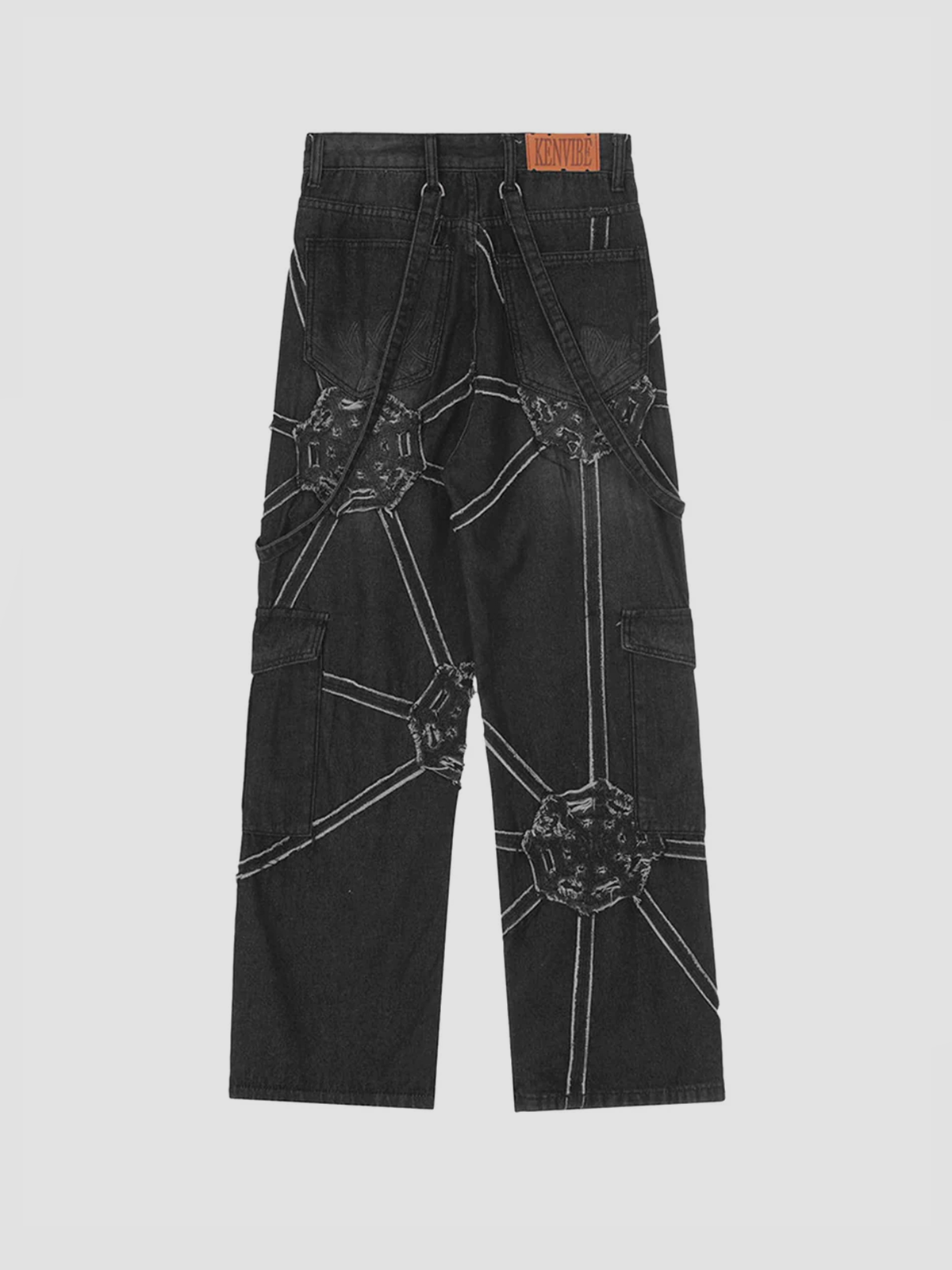 Fushya Spider Web Straight Jean